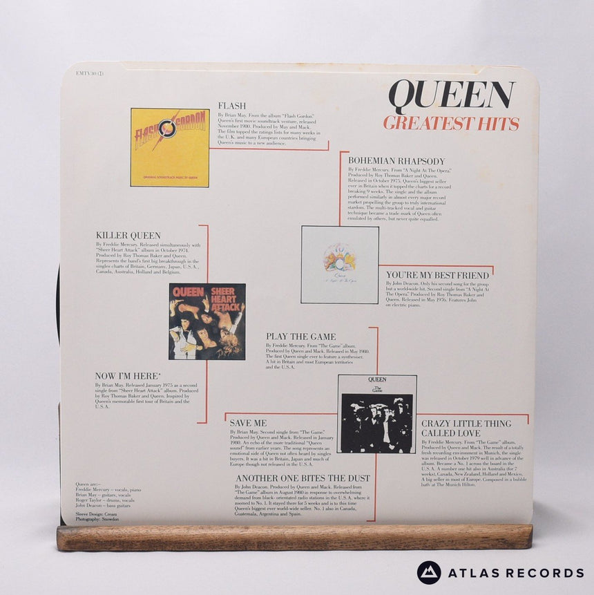 Queen - Greatest Hits - A-5 B-8 LP Vinyl Record - EX/EX