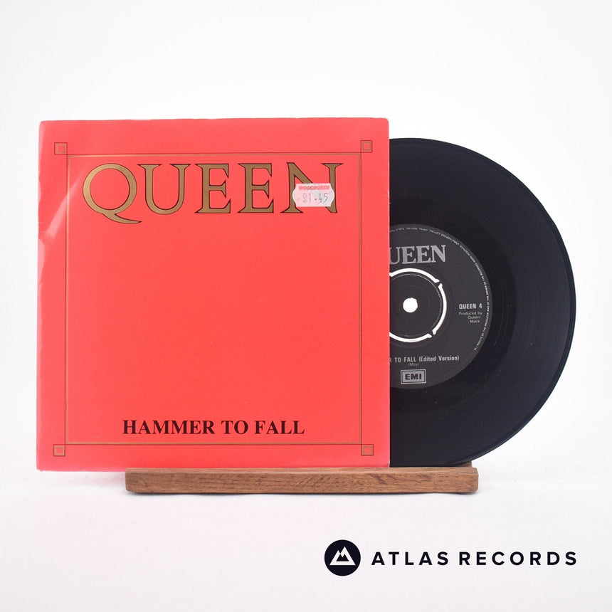 Queen Hammer To Fall 7" Vinyl Record - Front Cover & Record