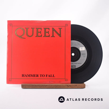 Queen Hammer To Fall 7" Vinyl Record - Front Cover & Record