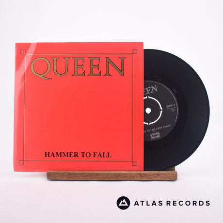 Queen Hammer To Fall 7" Vinyl Record - Front Cover & Record