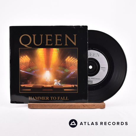 Queen Hammer To Fall 7" Vinyl Record - Front Cover & Record