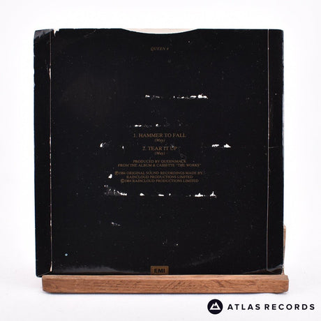 Queen - Hammer To Fall - Withdrawn Sleeve 7" Vinyl Record - VG/EX