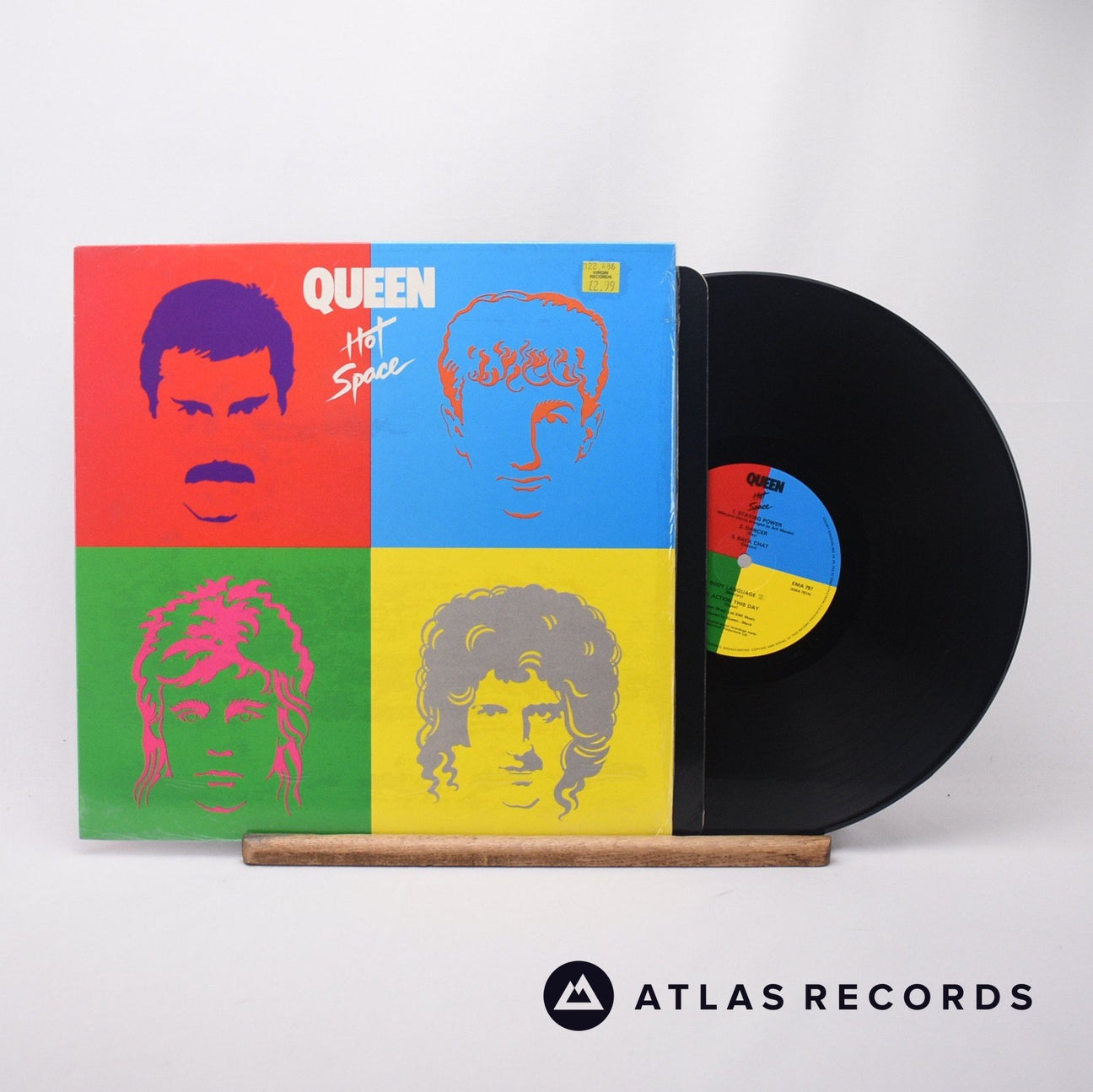 Queen Hot Space LP Vinyl Record - Front Cover & Record
