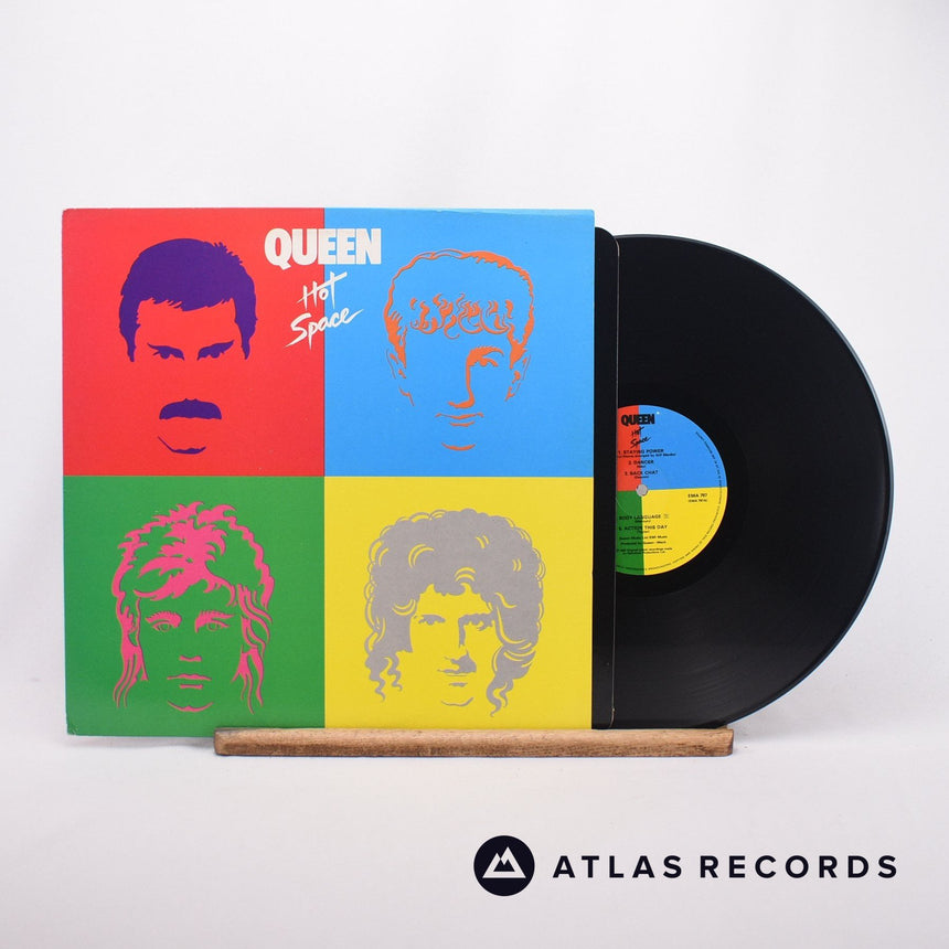 Queen Hot Space LP Vinyl Record - Front Cover & Record