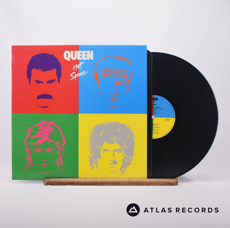 Queen Hot Space LP Vinyl Record - Front Cover & Record