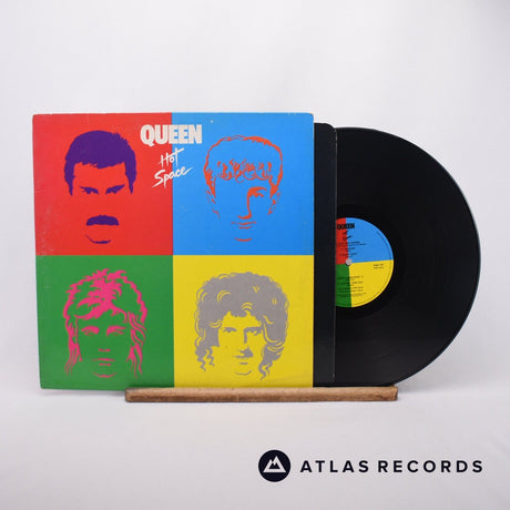 Queen Hot Space LP Vinyl Record - Front Cover & Record