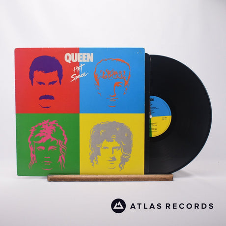 Queen Hot Space LP Vinyl Record - Front Cover & Record