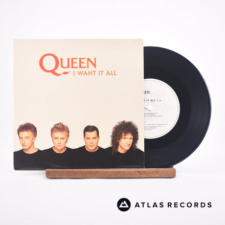 Queen I Want It All 7" Vinyl Record - Front Cover & Record