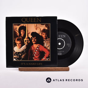 Queen It's A Hard Life 7" Vinyl Record - Front Cover & Record