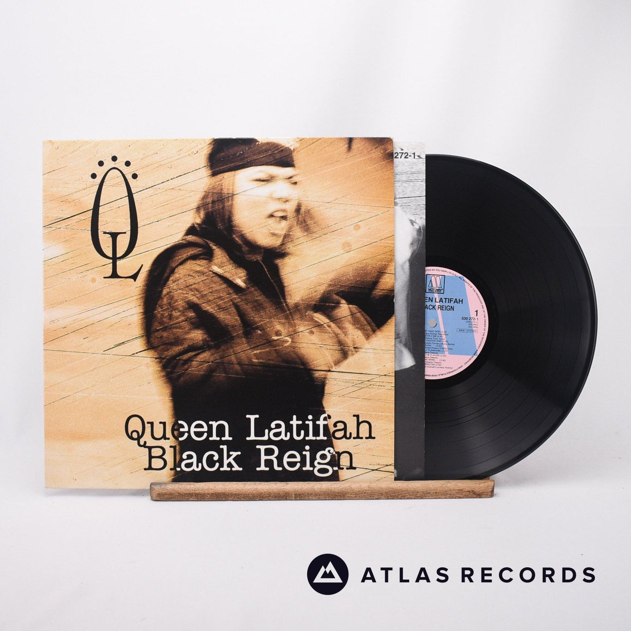 Queen Latifah Black Reign LP Vinyl Record - Front Cover & Record