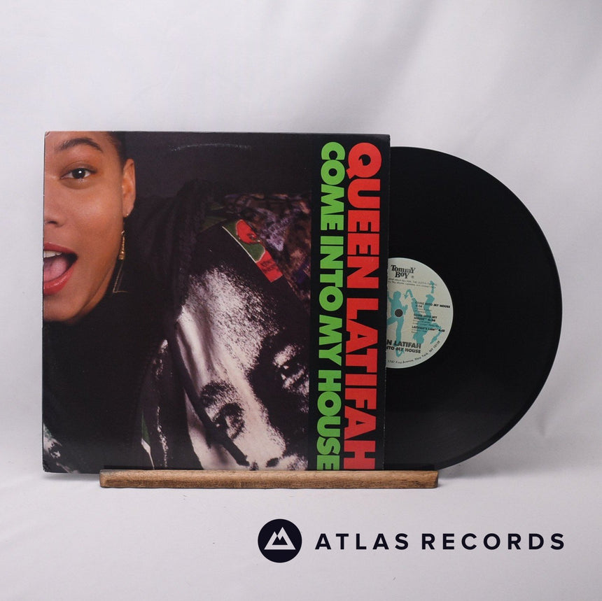 Queen Latifah Come Into My House 12" Vinyl Record - Front Cover & Record