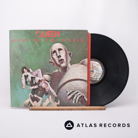 Queen News Of The World LP Vinyl Record - Front Cover & Record