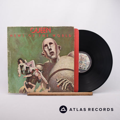 Queen News Of The World LP Vinyl Record - Front Cover & Record