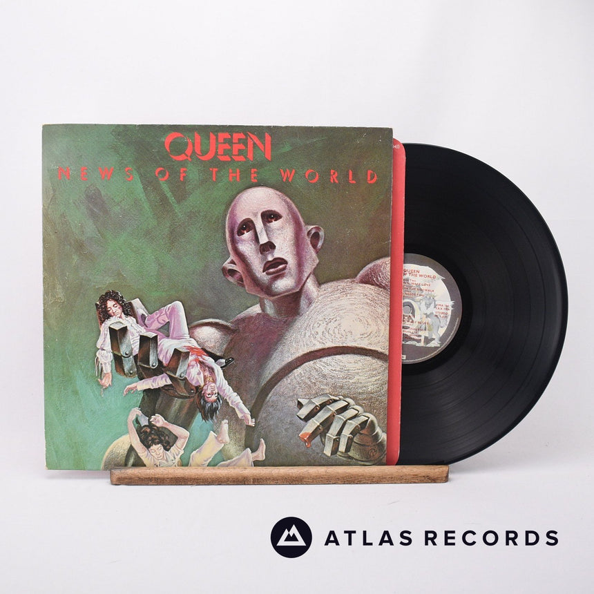 Queen News Of The World LP Vinyl Record - Front Cover & Record