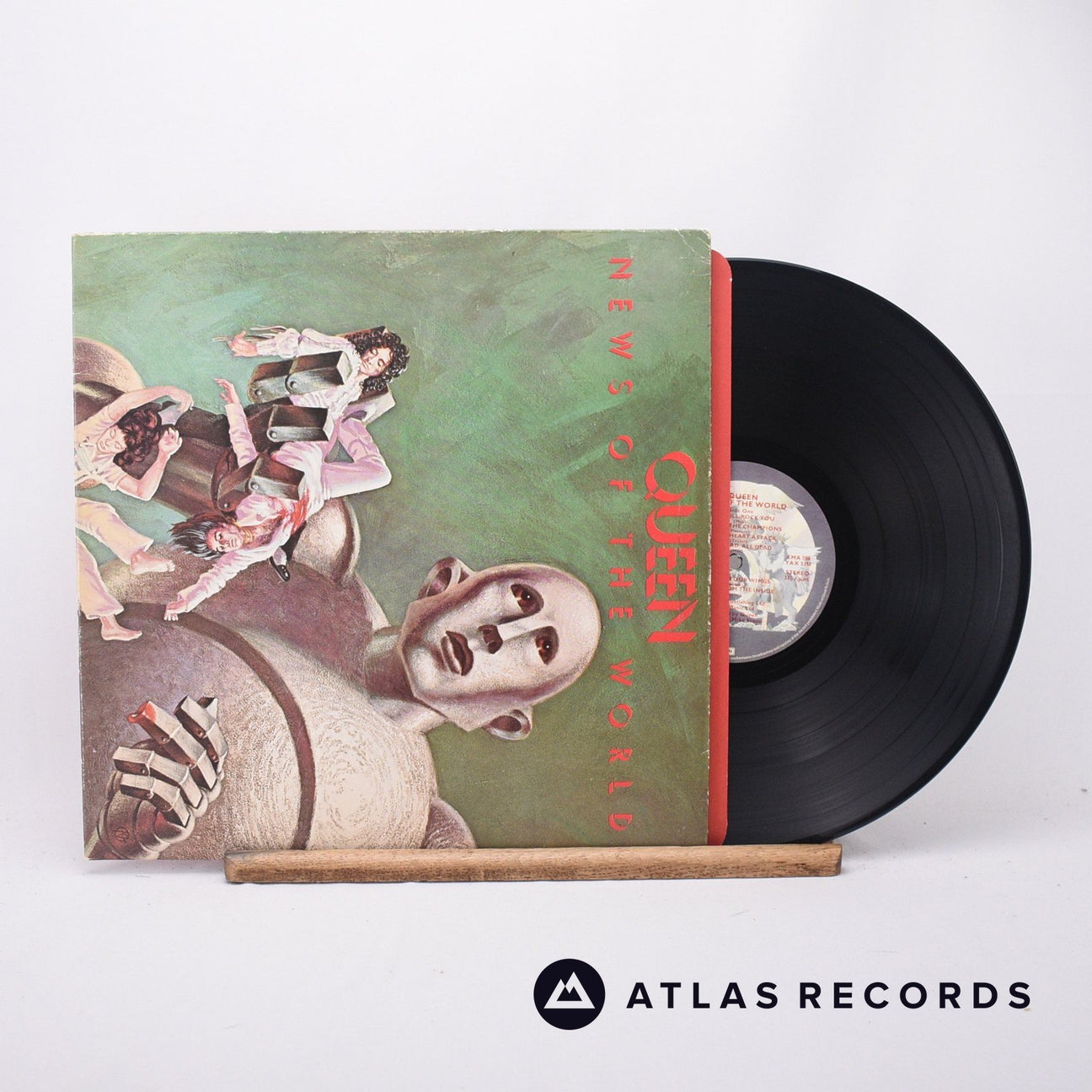 Queen News Of The World LP Vinyl Record - Front Cover & Record