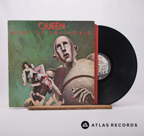 Queen News Of The World LP Vinyl Record - Front Cover & Record