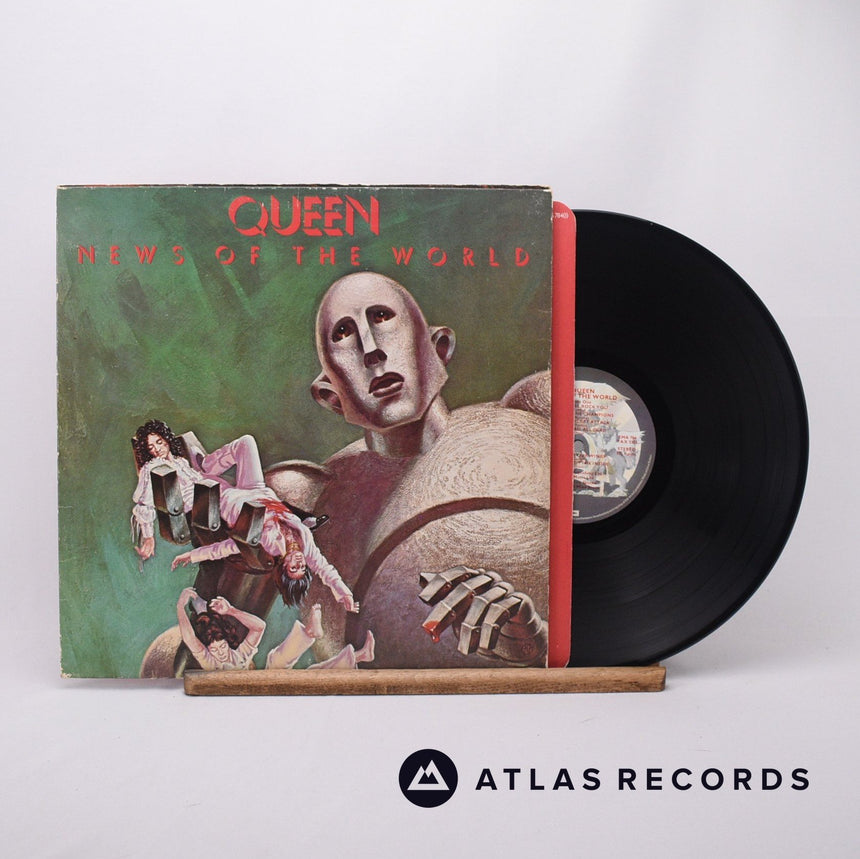 Queen News Of The World LP Vinyl Record - Front Cover & Record