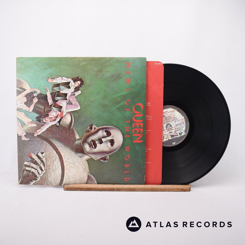 Queen News Of The World LP Vinyl Record - Front Cover & Record