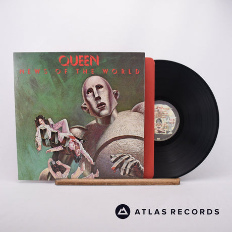 Queen News Of The World LP Vinyl Record - Front Cover & Record