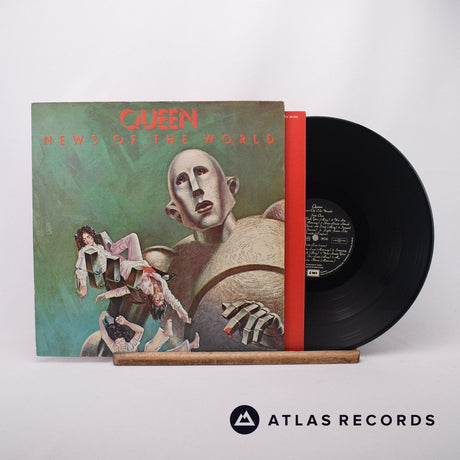 Queen News Of The World LP Vinyl Record - Front Cover & Record