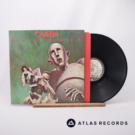 Queen News Of The World LP Vinyl Record - Front Cover & Record