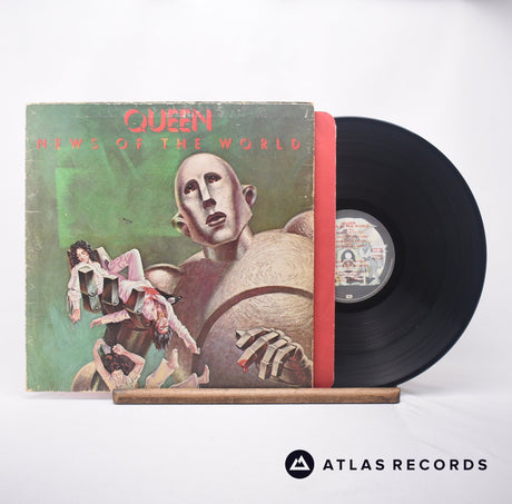 Queen News Of The World LP Vinyl Record - Front Cover & Record