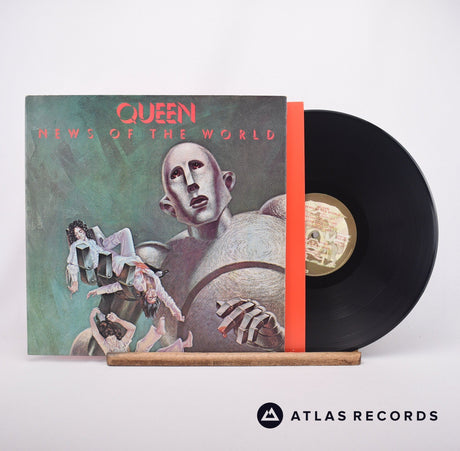 Queen News Of The World LP Vinyl Record - Front Cover & Record