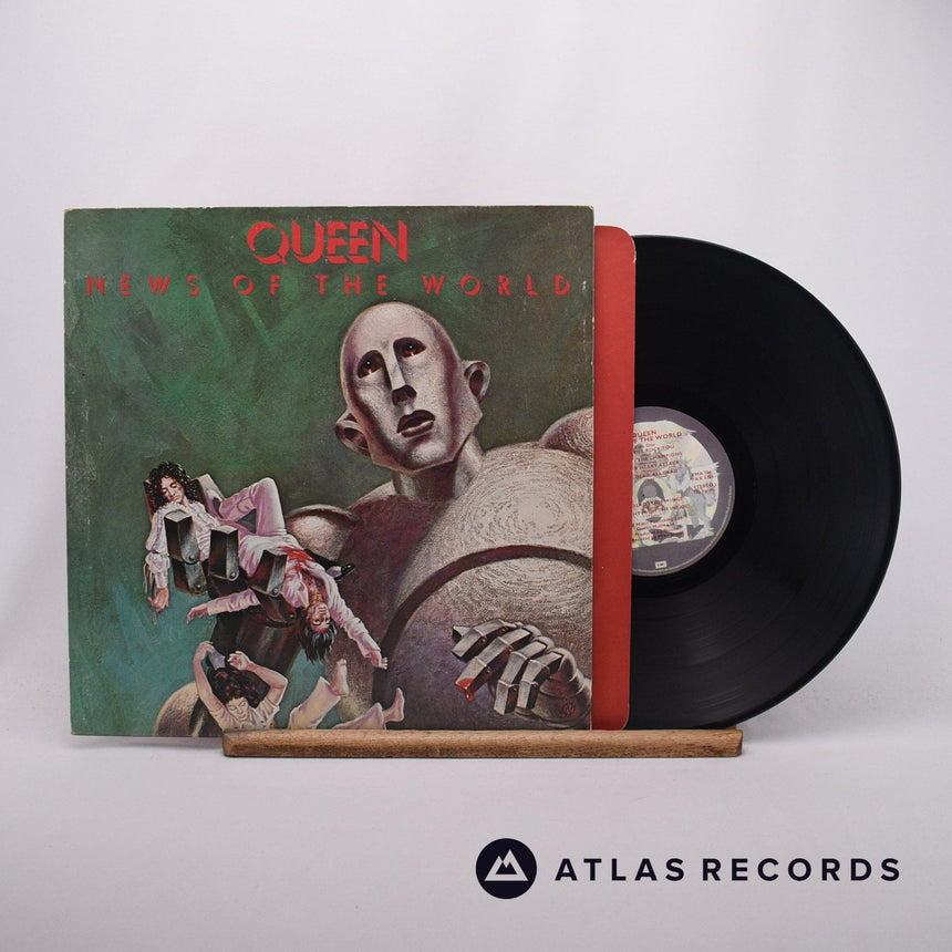 Queen News Of The World LP Vinyl Record - Front Cover & Record