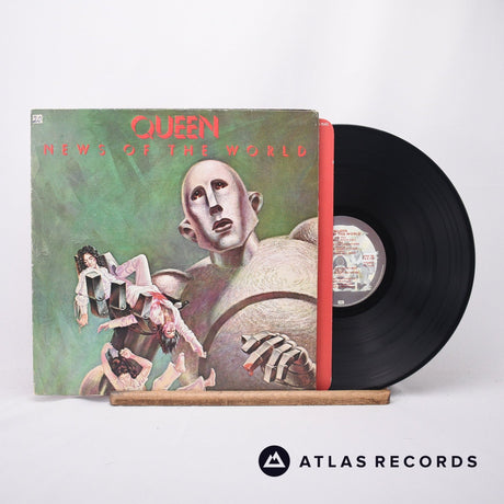 Queen News Of The World LP Vinyl Record - Front Cover & Record