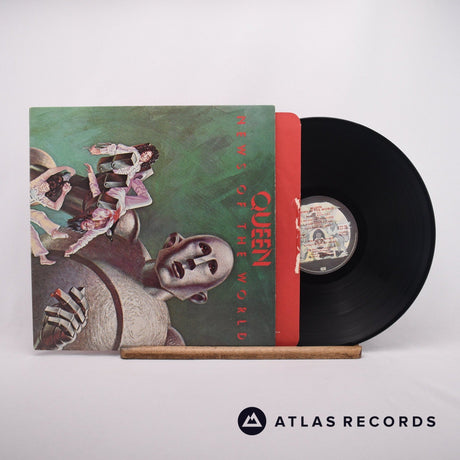 Queen News Of The World LP Vinyl Record - Front Cover & Record