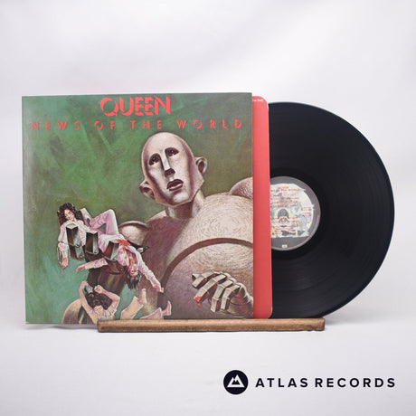 Queen News Of The World LP Vinyl Record - Front Cover & Record