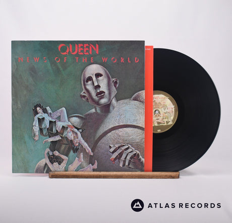 Queen News Of The World LP Vinyl Record - Front Cover & Record