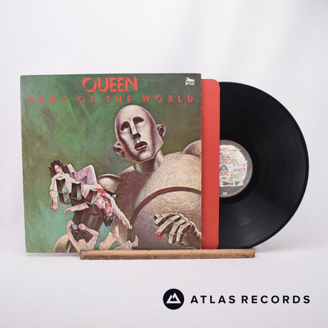 Queen News Of The World LP Vinyl Record - Front Cover & Record