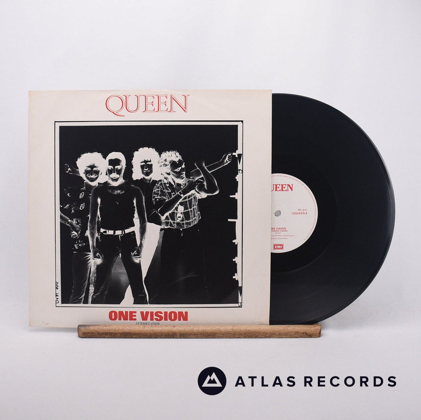 Queen One Vision 12" Vinyl Record - Front Cover & Record