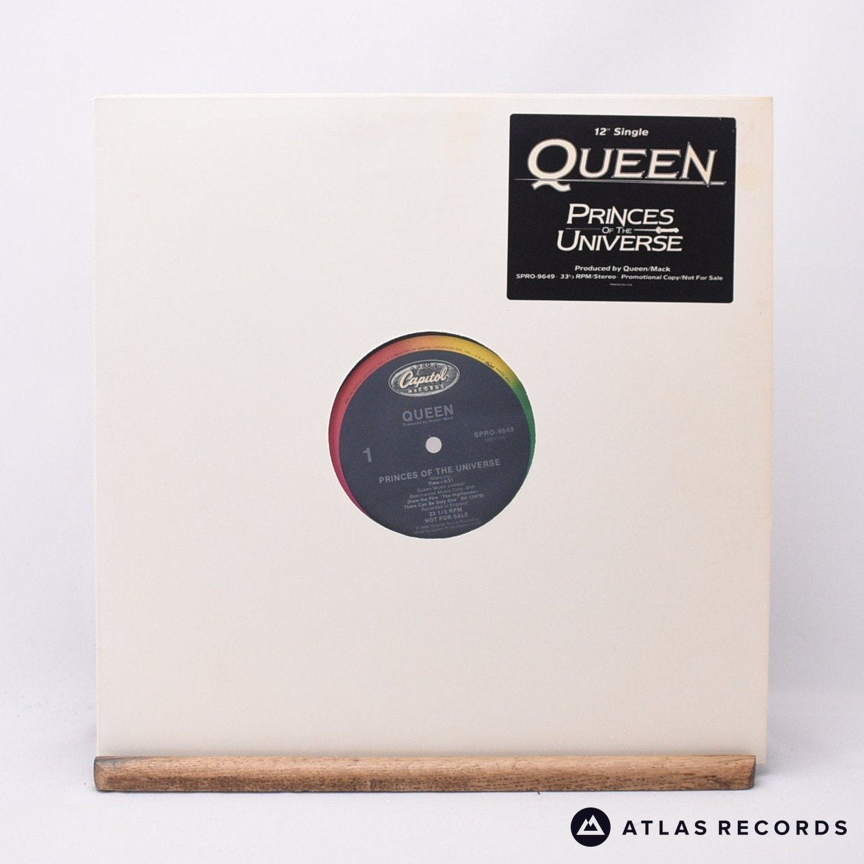 Queen Princes Of The Universe 12" Vinyl Record - Front Cover & Record