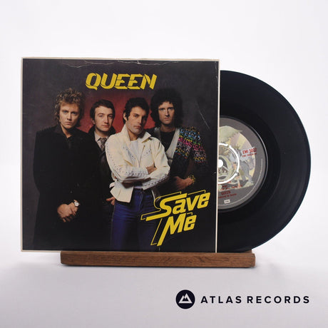 Queen Save Me 7" Vinyl Record - Front Cover & Record