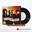 Queen Scandal 7" Vinyl Record - Front Cover & Record