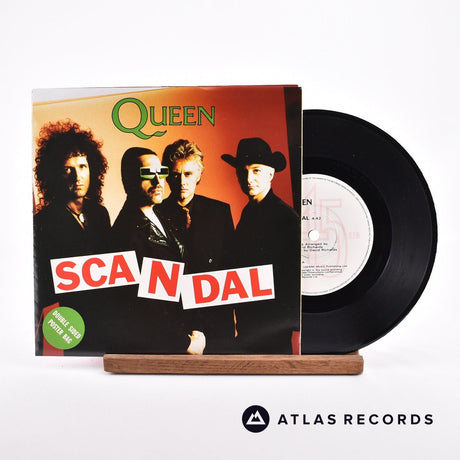 Queen Scandal 7" Vinyl Record - Front Cover & Record