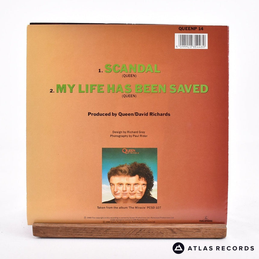 Queen - Scandal - Poster Sleeve 7" Vinyl Record - NM/EX