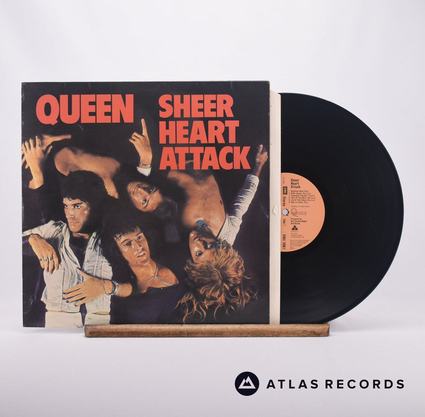 Queen Sheer Heart Attack LP Vinyl Record - Front Cover & Record