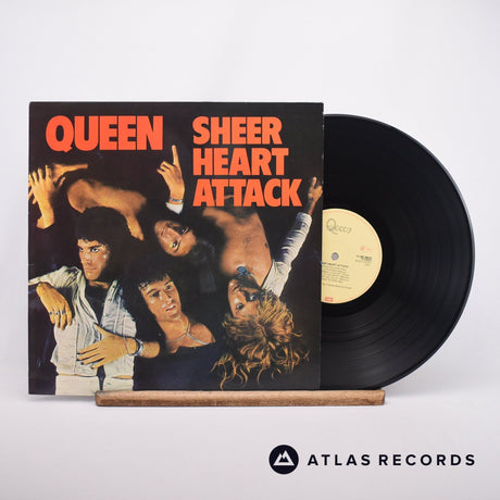 Queen Sheer Heart Attack LP Vinyl Record - Front Cover & Record