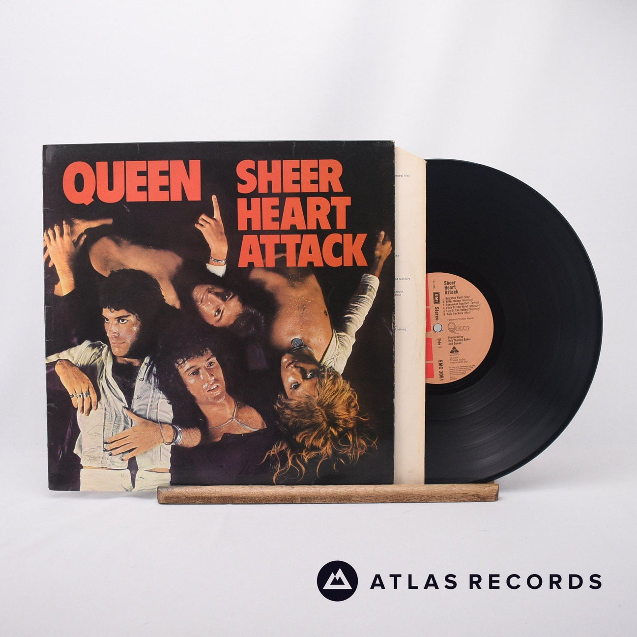 Queen Sheer Heart Attack LP Vinyl Record - Front Cover & Record