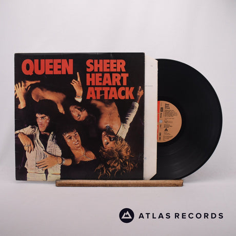 Queen Sheer Heart Attack LP Vinyl Record - Front Cover & Record
