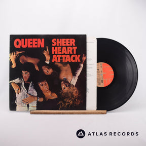 Queen Sheer Heart Attack LP Vinyl Record - Front Cover & Record