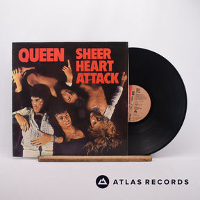 Queen Sheer Heart Attack LP Vinyl Record - Front Cover & Record