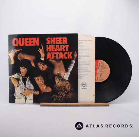Queen Sheer Heart Attack LP Vinyl Record - Front Cover & Record