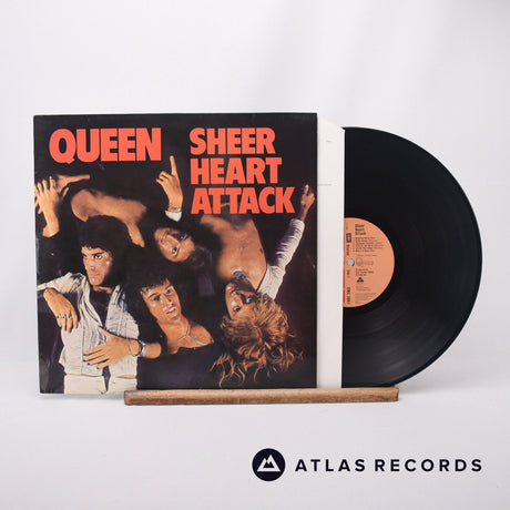 Queen Sheer Heart Attack LP Vinyl Record - Front Cover & Record