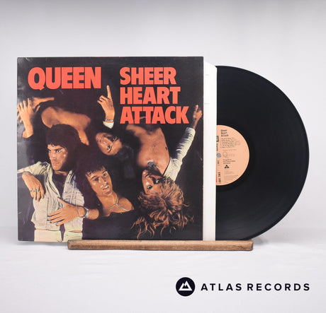 Queen Sheer Heart Attack LP Vinyl Record - Front Cover & Record