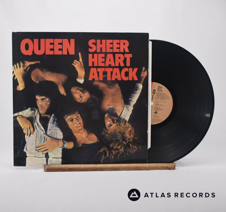 Queen Sheer Heart Attack LP Vinyl Record - Front Cover & Record