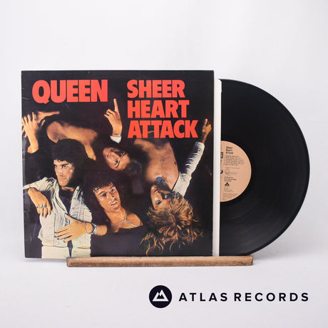Queen Sheer Heart Attack LP Vinyl Record - Front Cover & Record